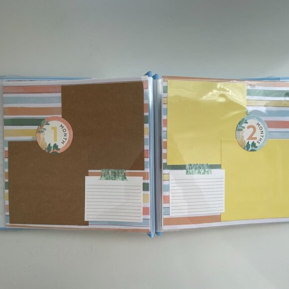 8x8 Baby Boy Premade Scrapbook, Baby Shower Gift, Christmas Gift for New Mom - Picture 9 of 15